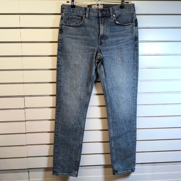 Everlane‎ Jeans Mens 29x30 Organic Cotton Slim Fit Jeans  Thrift Blue NWT - Picture 2 of 8